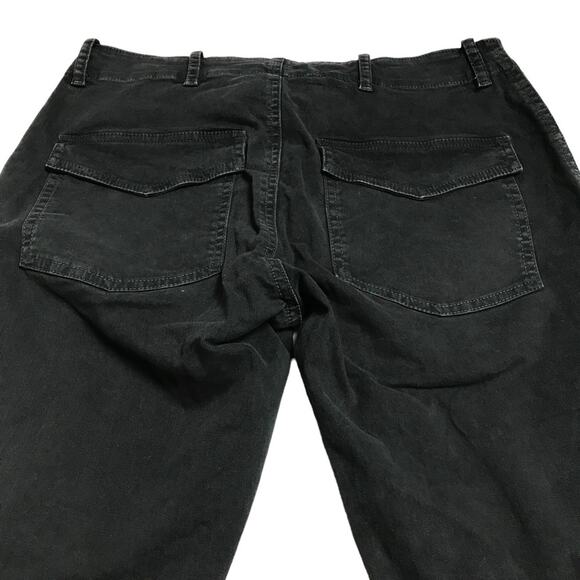 Nili Lotan Cropped Military Jogger Ankle Zipper Carbon Charcoal Black Pants 2 - Picture 11 of 13